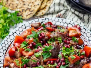 سلطة الباذنجان اللبنانية