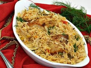 البرياني بالسمك 