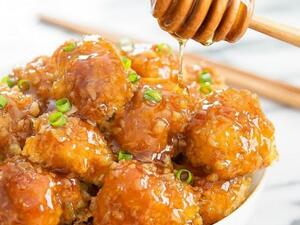 كرات القرنبيط بالعسل والثوم