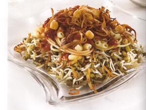 الكشري على الطريقة المصرية