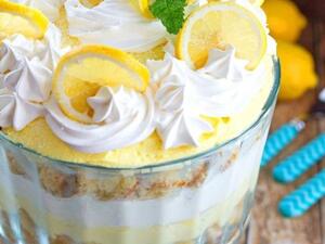 حلوى الترايفل بالليمون