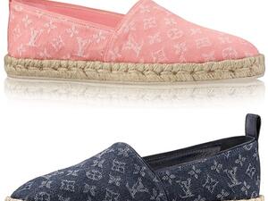 أحذية لويس فويتون القماشية تنافس بقوة هذا الصيف