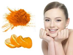 البرتقال مقشر رائع للجلد