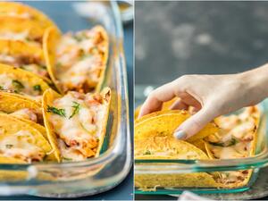 صينية التاكو بالفرن 