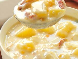 حساء البطاطا الشهي