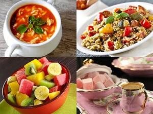 مطبخ رمضان: شوربة لسان العصفور، كسكسي بالخضار، وسلطة فواكه