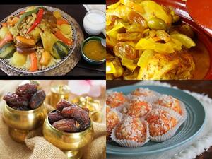 مغربية بالخضار، دجاج بالزيتون، لقيمات الجزر