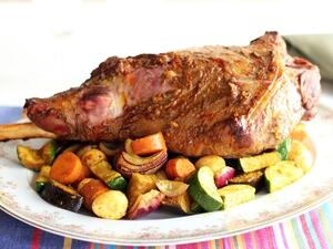 فخذ خروف مشوي