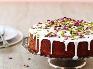 كيكة الزعفران والهيل