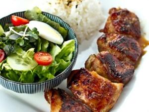 طبق دجاج تيرياكي