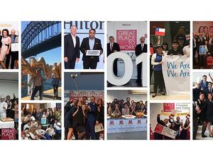 This is the second consecutive year that Hilton’s employees have placed the company’s workplace culture among the world’s best.