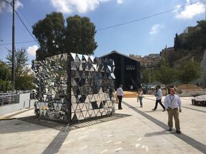 Amman Design Week's main space (Al Bawaba/John Lillywhite)