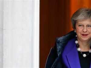 Britain's Prime Minister Theresa May leaves 10 Downing Street in London on October 31, 2018. (AFP/File)