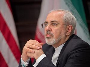 Iran's Foreign Minister Mohammad Javad Zarif listens on April 22, 2016 in New York. (AFP Photo/Bryan R. Smith)