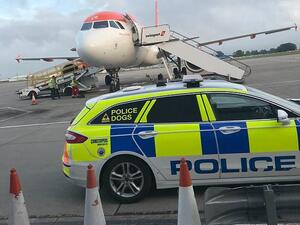 An easyJet flight from Bristol Airport to Prague was cancelled. (Twitter)