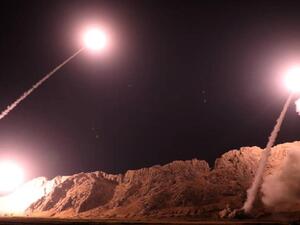 The Iranian Revolutionary Guard lets rip missiles on ISIS positions in Syria. (AFP/File)