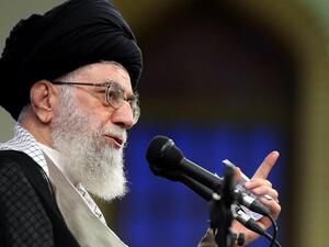 Ayatollah Ali Khamenei delivers a speech in Tehran.(AFP Photo)