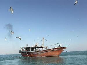 The file photo shows a fishing boat in the Persian Gulf.
