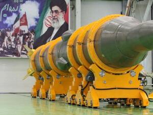 "We will continue with full power our missile programme," foreign ministry spokesman Bahram Ghasemi told state broadcaster IRIB (file photo)