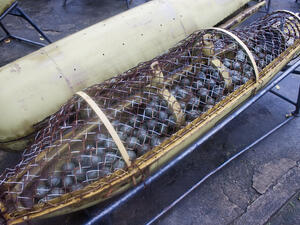 A model of the cluster bombs used in Vietnam. (Shutterstock)