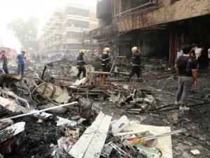 داعش يعلن مسؤوليته عن تفجير انتحاري ببغداد قتل 7 أشخاص