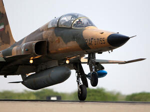 Iranian F-5 fighter jet. (AFP)