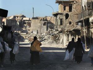 Nine out of 13 of Mosul's hospitals remain significantly damaged after one year of ISIS defeat. (AFP/ File Photo)