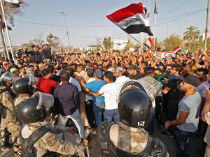 Iraqis are Protesting in the country against its economic crisis. (AFP/ File)