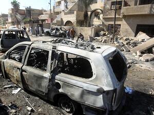 تفجير انتحاري في سوق تجاري في الموصل
