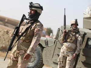 Iraqi soldiers on the outskirts of Fallujah. (AFP/File)