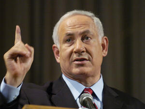 Netanyahu was visiting the Golan Heights when the rockets struck the annexed territory (File Archive)
