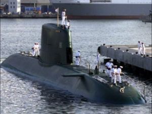  غواصة (دولفين) الألمانية الرابعة، التي أطلقت عليها تل أبيب اسم (تنين)