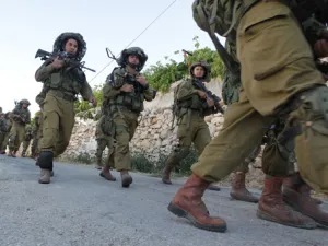 Israeli security forces are searching for the man, who went missing near Hebron looking for tools to fix a flat tire. (AFP/File)  