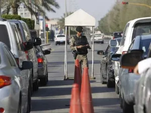 نقطة تفتيش سعودية/ أرشيفية