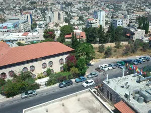 The view from Bethlehem University, which offers a colloquial Arabic course taken by some Cambridge students in recent years (Rosie Topham)
