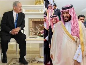 "Both the Prime Minister's Office and the Foreign Ministry refused to comment on the issue," said the Israeli media report on the alleged "secret meeting" (Left: the Kremlin, Right: Wikimedia Commons)