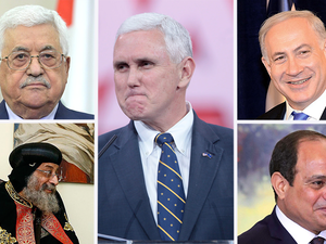 U.S. Vice President Mike Pence will next week finally make his twice-delayed trip to the Middle East, it has been announced (All images Wikimedia Commons)