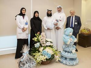 Qatari parents, Mr. and Mrs. Al Hababi, welcomed baby Tamim on 3 December. 