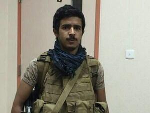 The picture of Saudi soldier Ghannam al-Aytibi that circulated on social media sites following the recent terror attacks in Saudi Arabia. (Twitter)