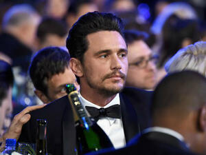 Critical acclaim: Franco is seen attending the the 24th Annual Screen Actors Guild Awards at The Shrine Auditorium on in Los Angeles on January 21 where he was nominated (Source: Turner Image - Getty Images)