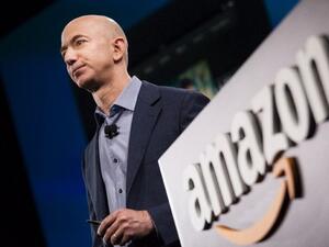 The Amazon founder and CEO now has a net worth more than $150 billion. (AFP)