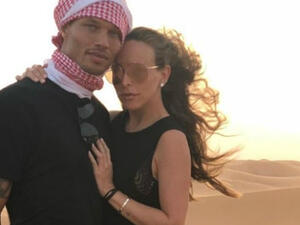 Getaway: Chloe Green and her partner Jeremy Meeks are continuing to enjoy their escape to Dubai, with the model taking to his Instagram account on Friday to share new images