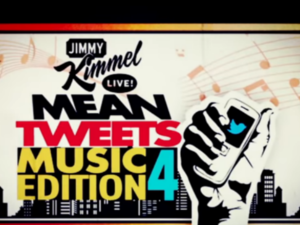 The segment was the latest poking fun at musicians following a country music-themed version of the segment released in November. (Source: Jimmy Kimmel Live - Youtube)