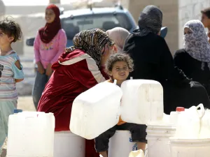 The Japanese grant was donated outside of the normal framework of bilateral assistance to Jordan.  (AFP/Khalil Mazraawi)