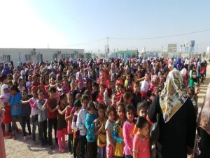 Through the Netherlands’ support, up to 8,000 children will be able to enrol in the formal education system after the end of level exam. (WFP)