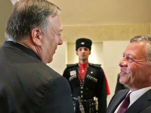 US Secretary of State Mike Pompeo meets with Jordan's King Abdullah II in Amman. (AFP/ File Photo)