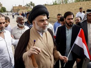 Iraqi Shiite cleric and leader Moqtada al-Sadr (AFP/File Photo)	