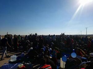 Syrians have no where else to go as Jordan stands on her position to keep borders close. (Twitter)