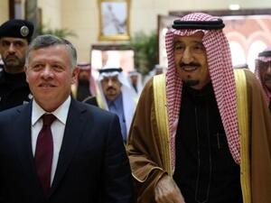 Jordanian King Abdullah meets Saudi King Salman bin Abdulaziz in Riyadh ( AFP/ File)