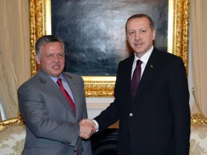 Jordan's king, Abdullah, and the Turkish president, Recep Tayyip Erdogan have vowed to assist Palestinians. (AFP/ File Photo)
